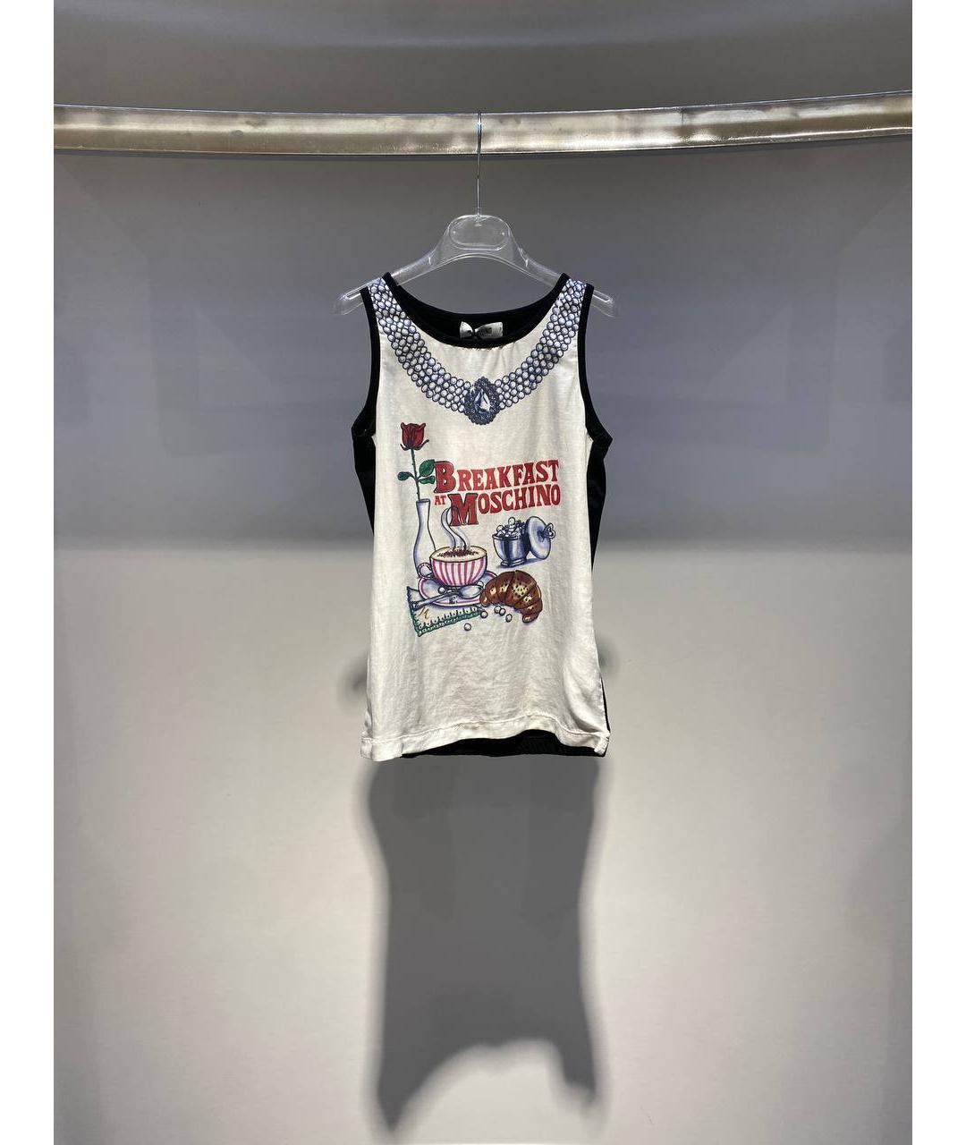 MOSCHINO Мульти хлопковый детская футболка / топ, фото 4