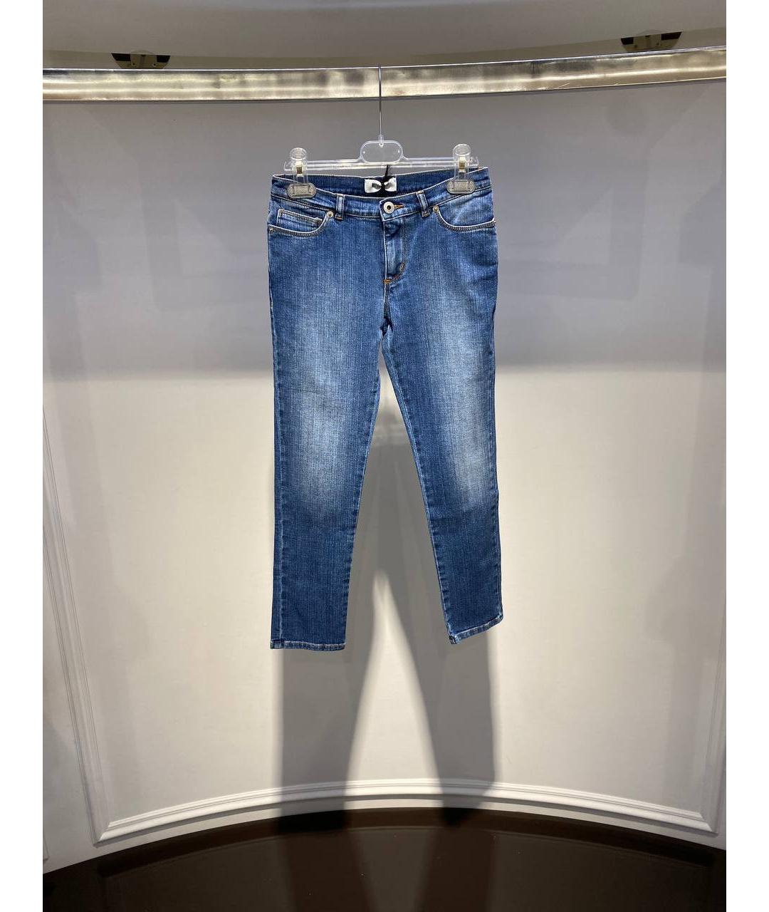 MOSCHINO Голубые деним детские джинсы, фото 4