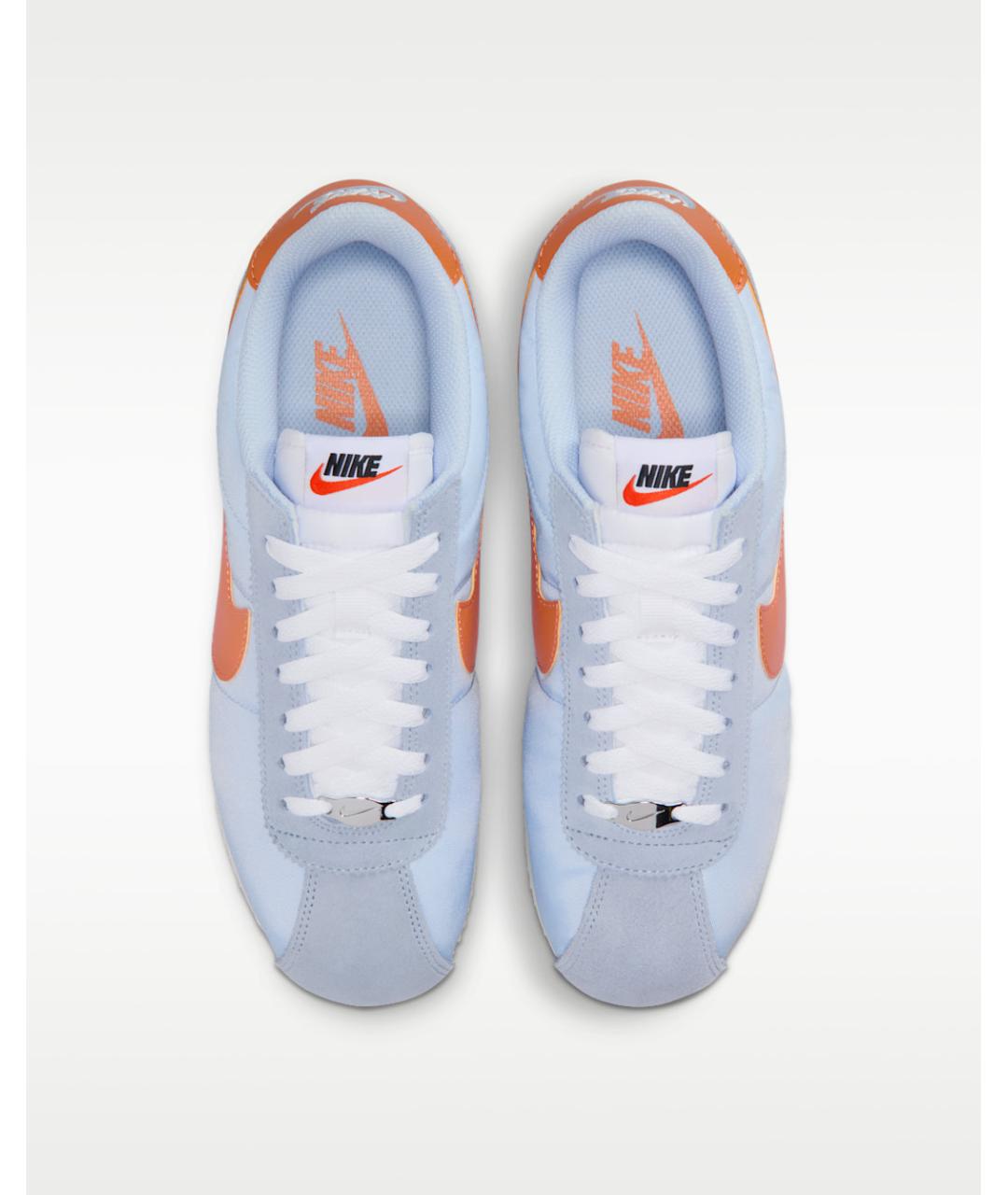 NIKE Голубые текстильные кроссовки, фото 3