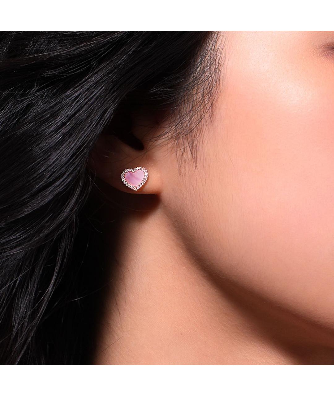 APM Monaco Розовые серьги, фото 3