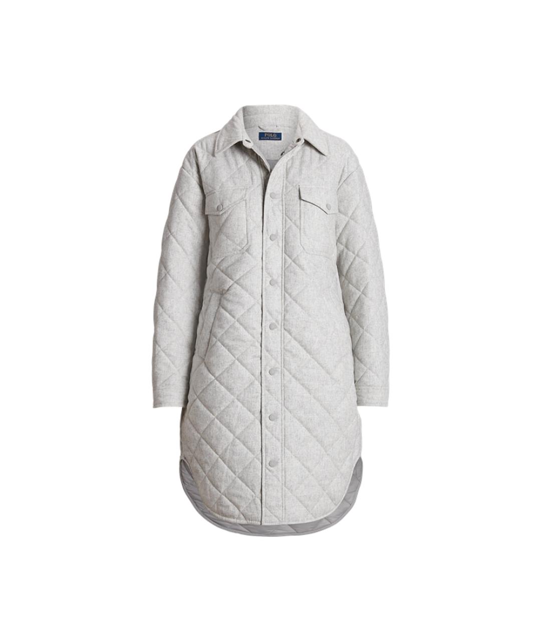 POLO RALPH LAUREN Серая шерстяная куртка, фото 6