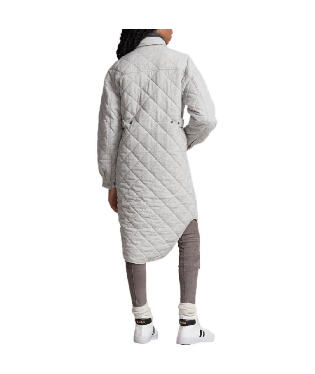 POLO RALPH LAUREN Серая шерстяная куртка, фото 3