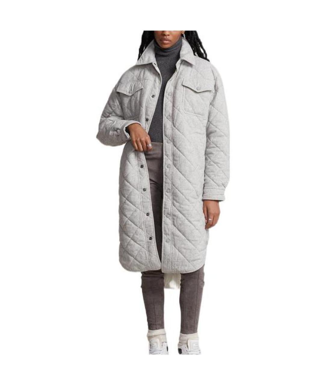 POLO RALPH LAUREN Серая шерстяная куртка, фото 2