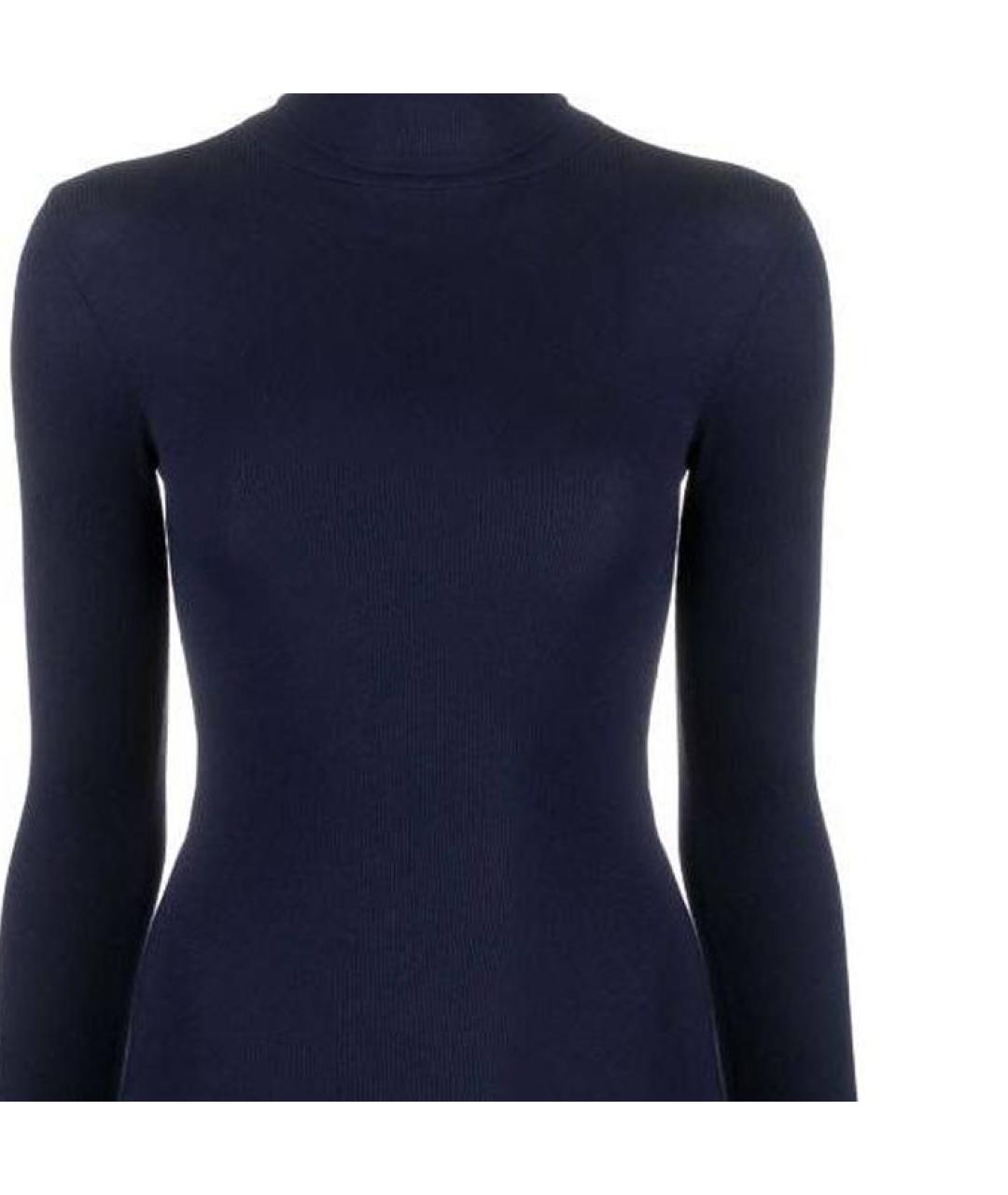 POLO RALPH LAUREN Темно-синяя водолазка, фото 4