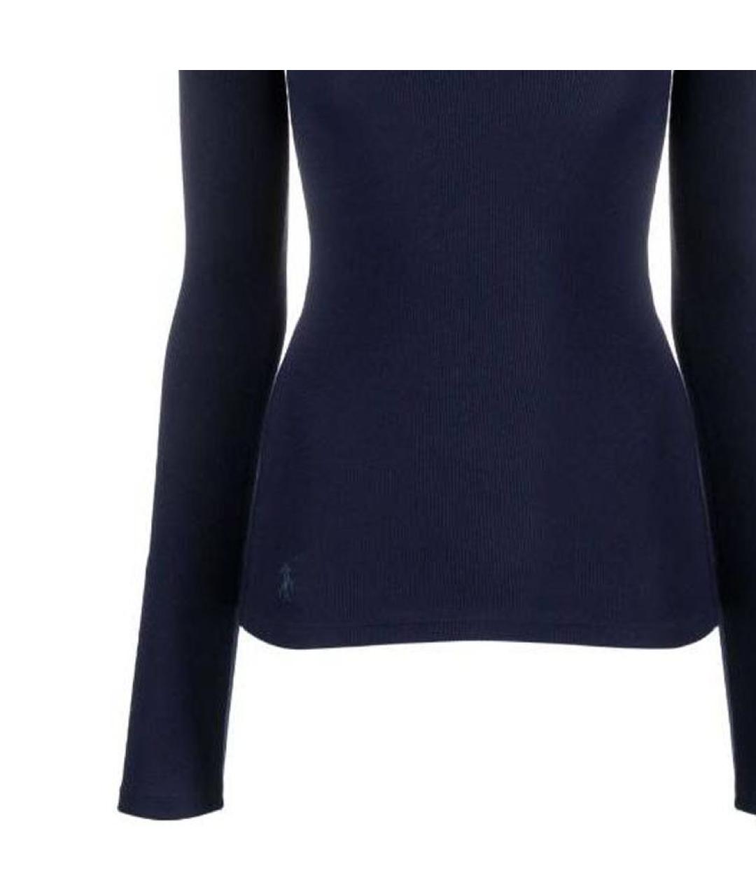 POLO RALPH LAUREN Темно-синяя водолазка, фото 5