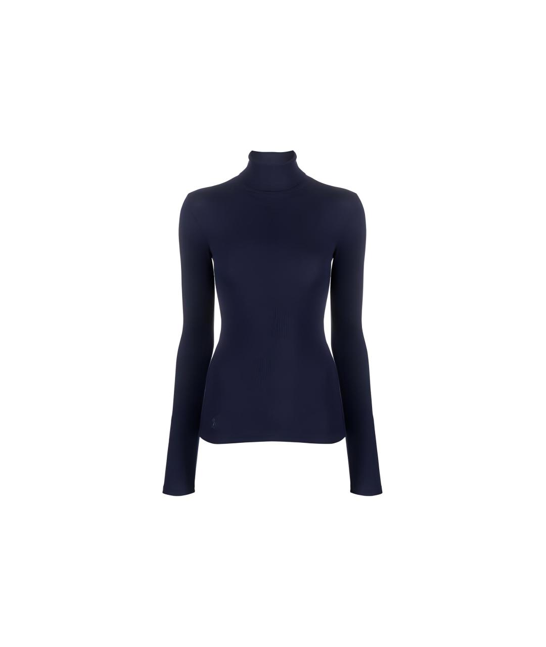 POLO RALPH LAUREN Темно-синяя водолазка, фото 6