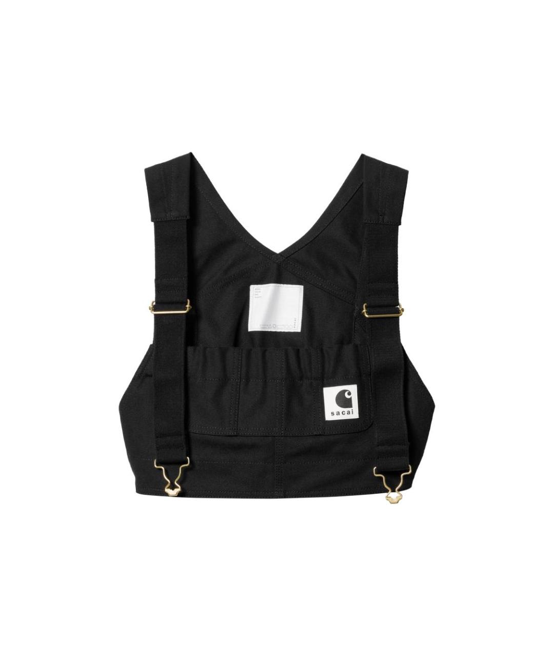 SACAI Черный жилет, фото 1