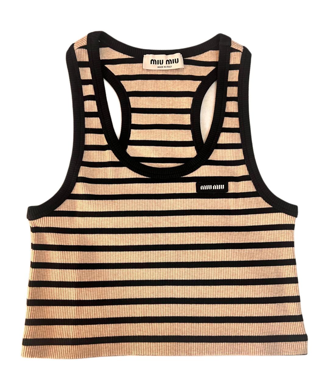 MIU MIU Хаки майка, фото 1