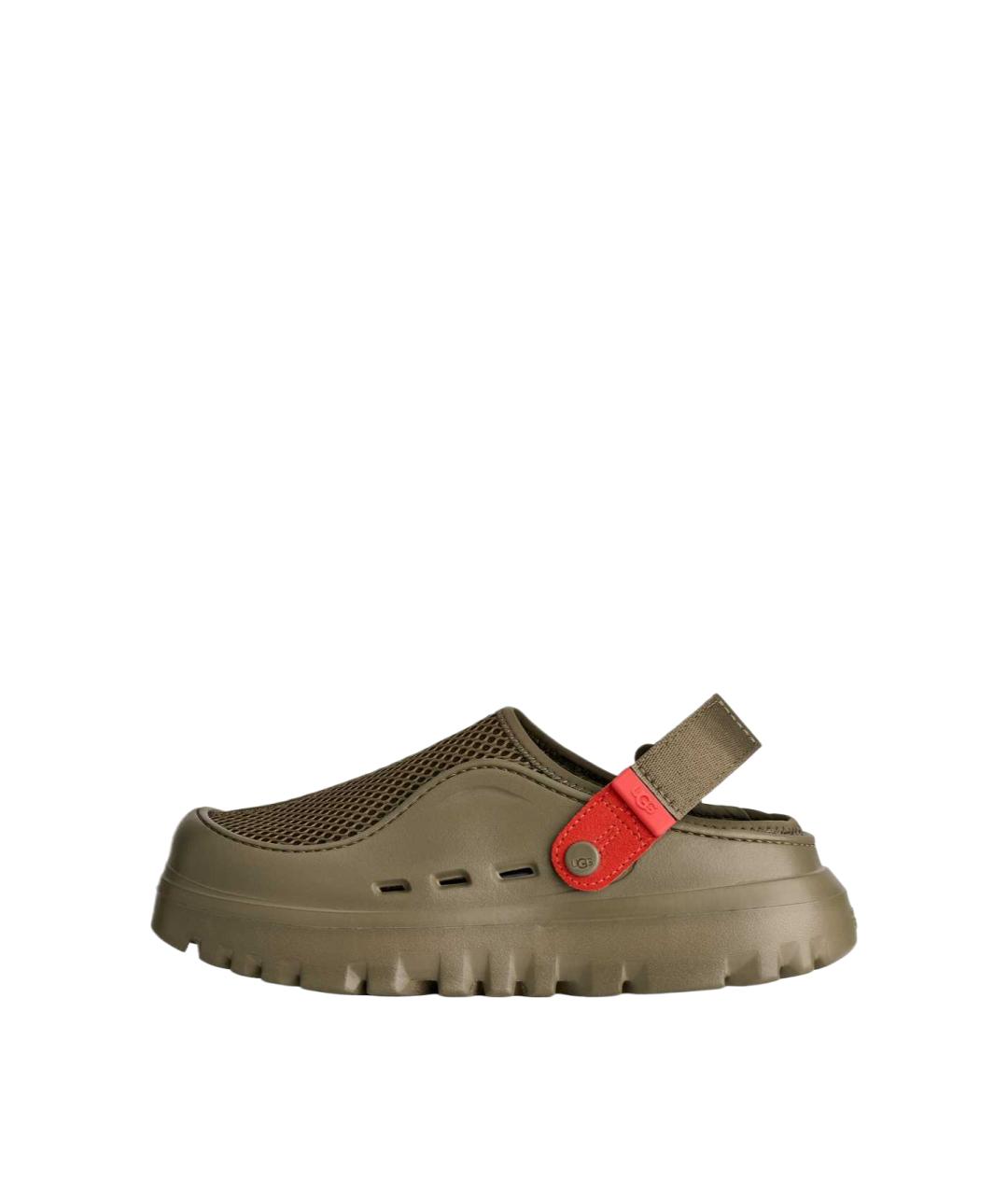 UGG AUSTRALIA Хаки слипоны, фото 2