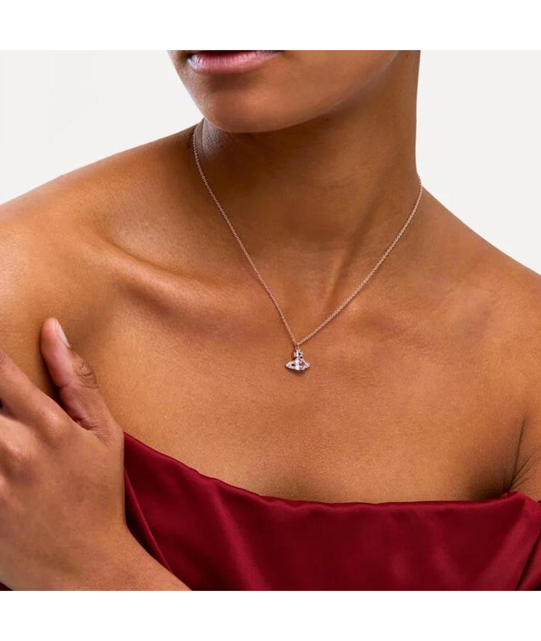 VIVIENNE WESTWOOD Золотая латунная подвеска, фото 3