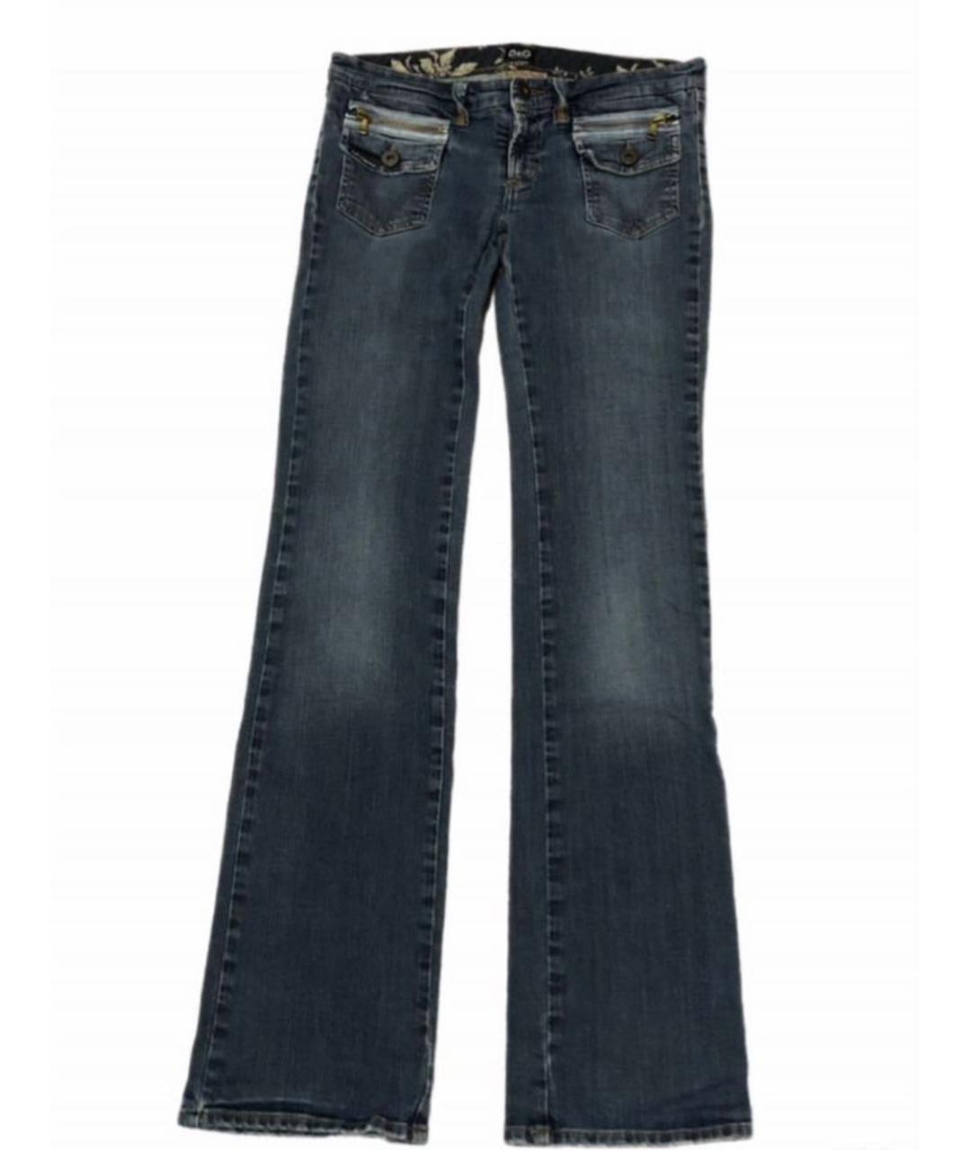 DOLCE&GABBANA Темно-синие прямые джинсы, фото 1