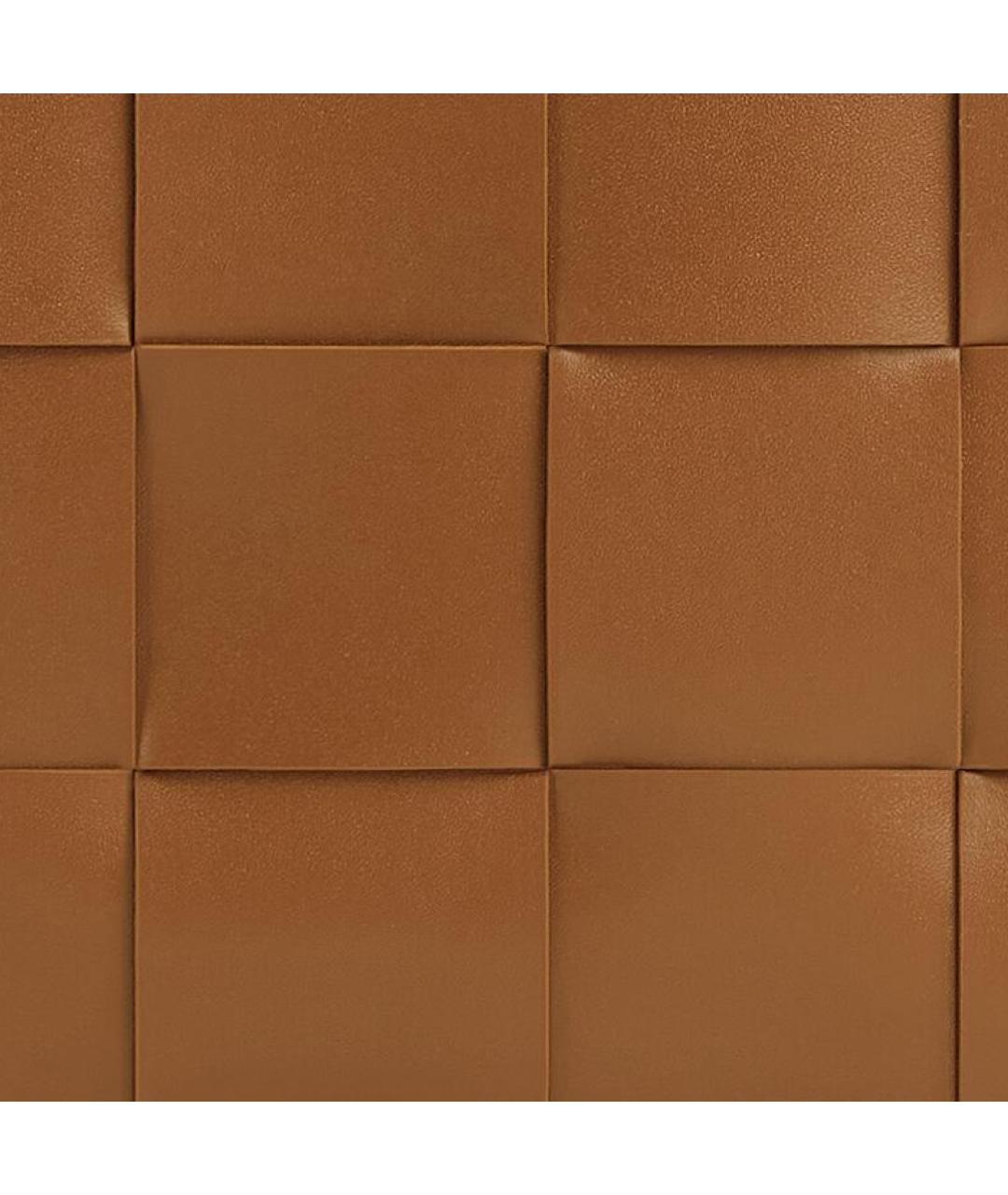 BOTTEGA VENETA Коричневая кожаная сумка на плечо, фото 5