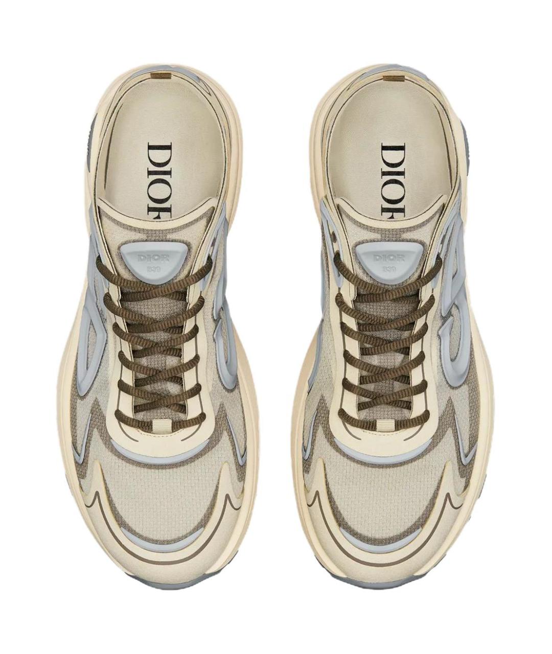 CHRISTIAN DIOR Текстильные низкие кроссовки / кеды, фото 4