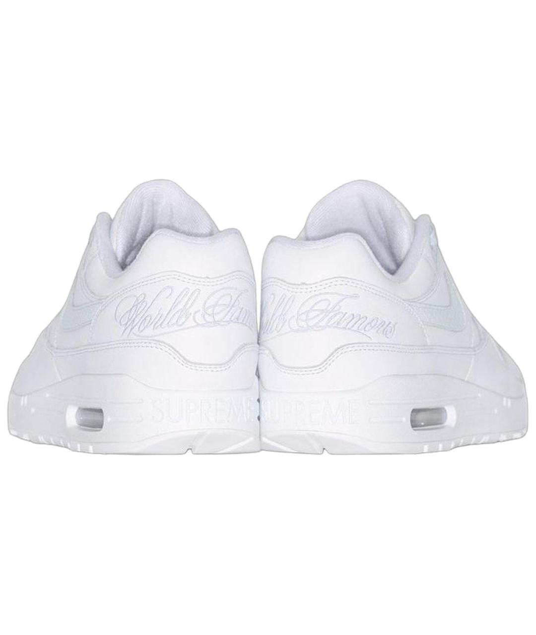 NIKE Белые кожаные кроссовки, фото 4