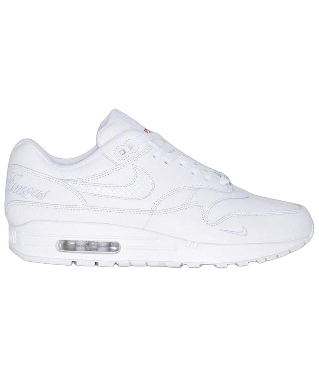 NIKE Белые кожаные кроссовки, фото 1