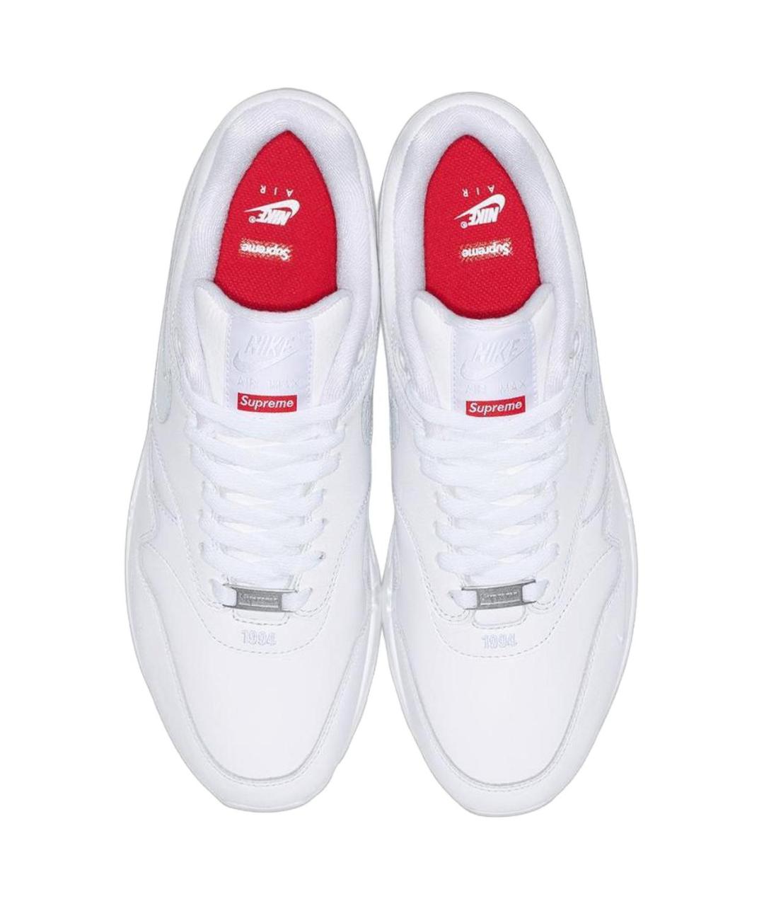 NIKE Белые кожаные кроссовки, фото 3