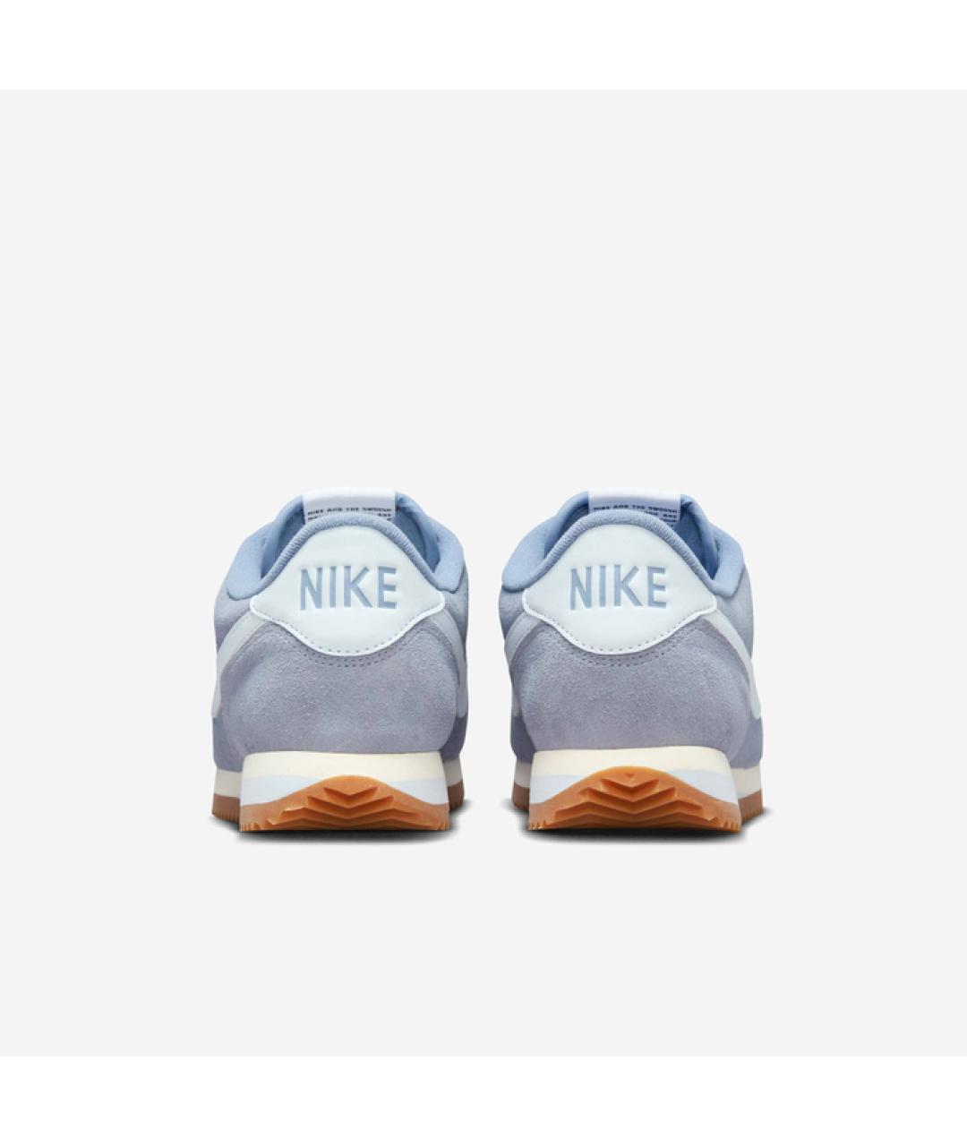 NIKE Голубые замшевые кроссовки, фото 4