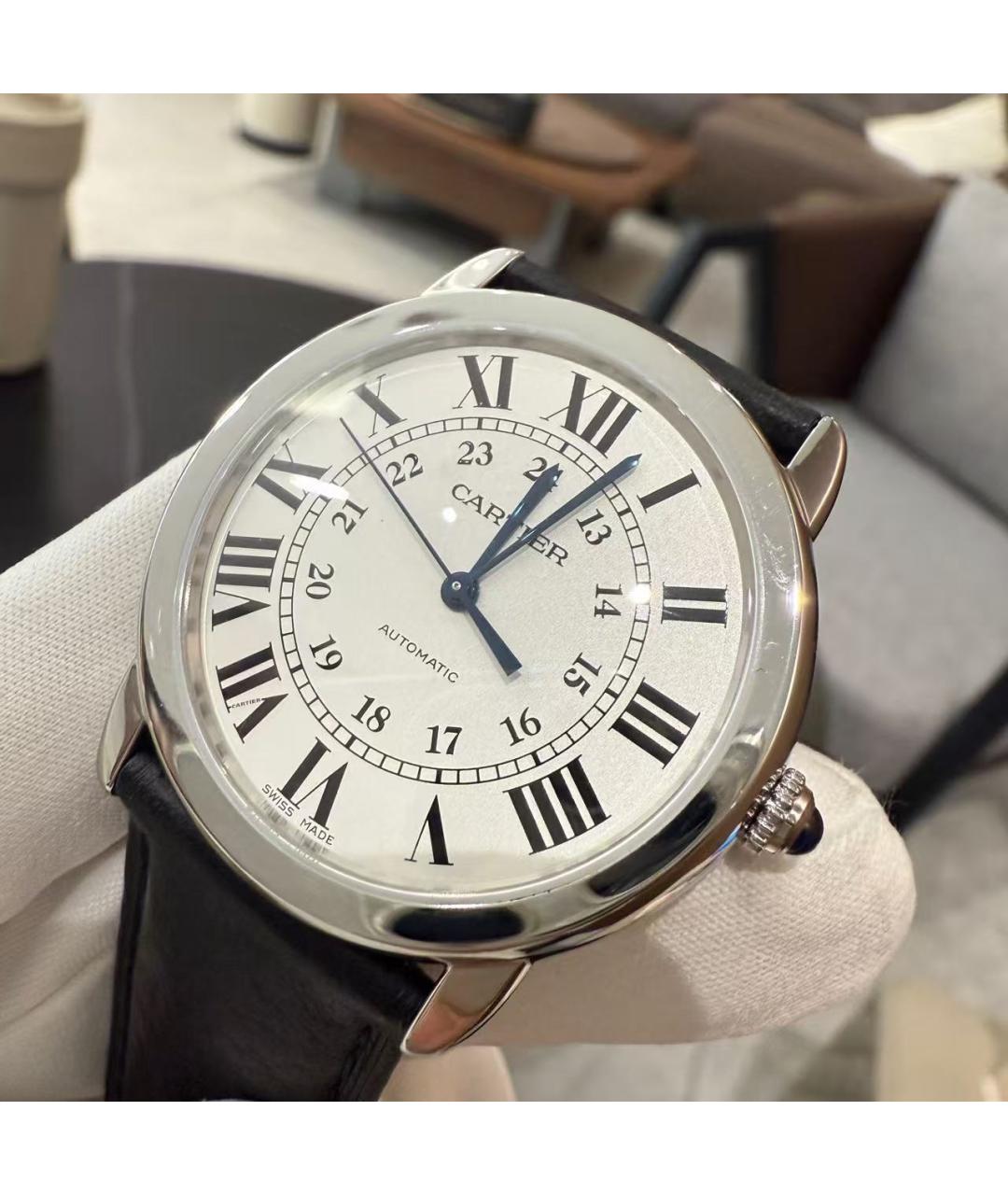 CARTIER Серебряные часы, фото 3