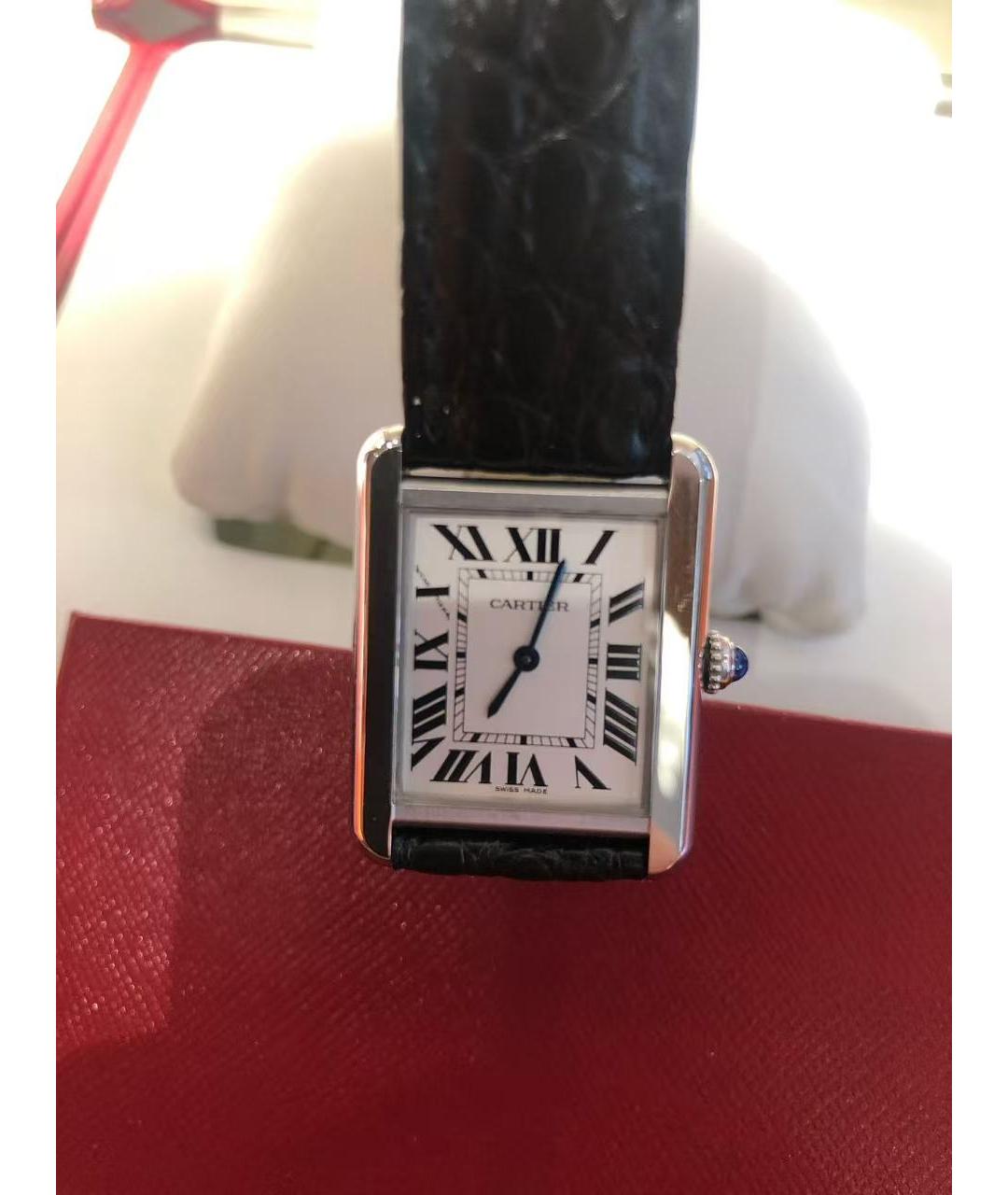 CARTIER Серебряные часы, фото 4