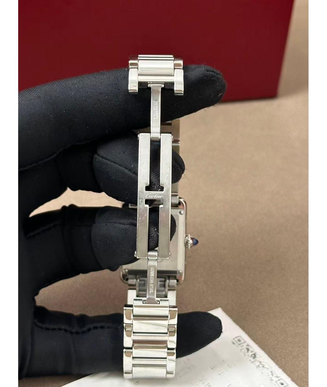 CARTIER Серебряные часы, фото 4