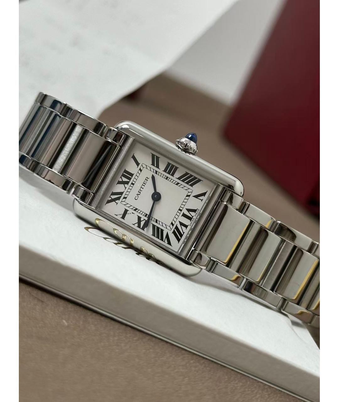 CARTIER Серебряные часы, фото 3