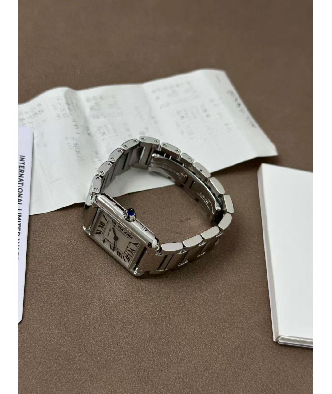 CARTIER Серебряные часы, фото 5