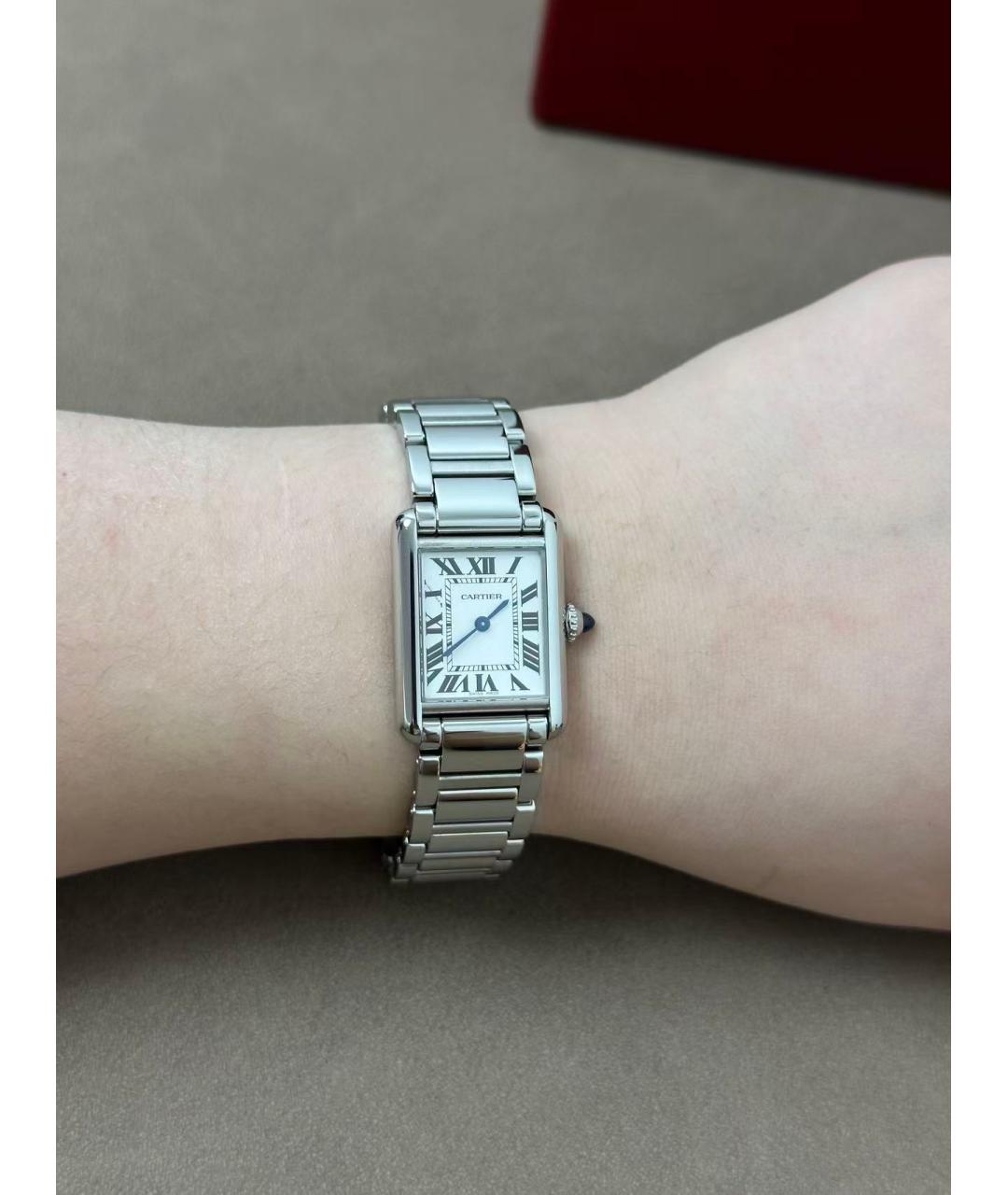 CARTIER Серебряные часы, фото 2