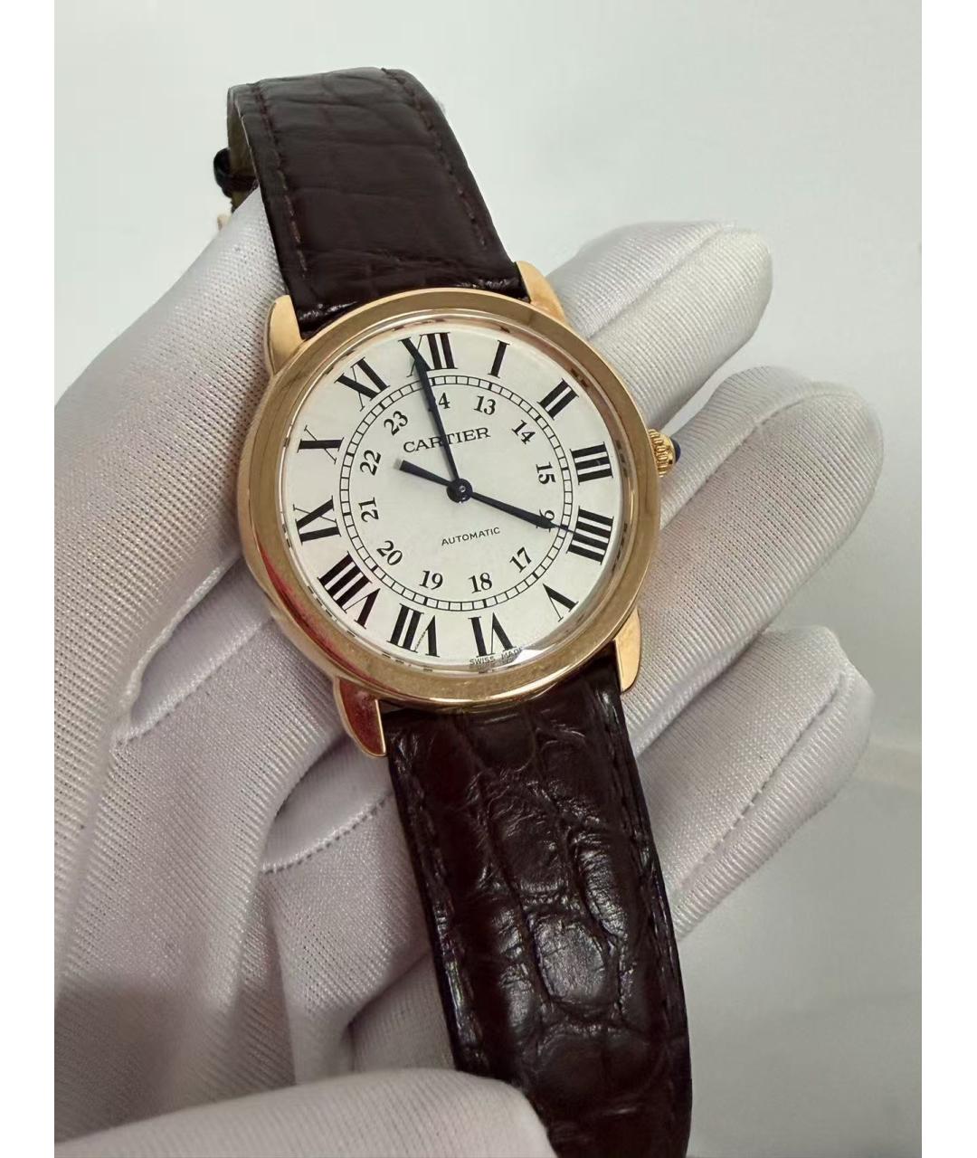 CARTIER Золотые часы из розового золота, фото 3