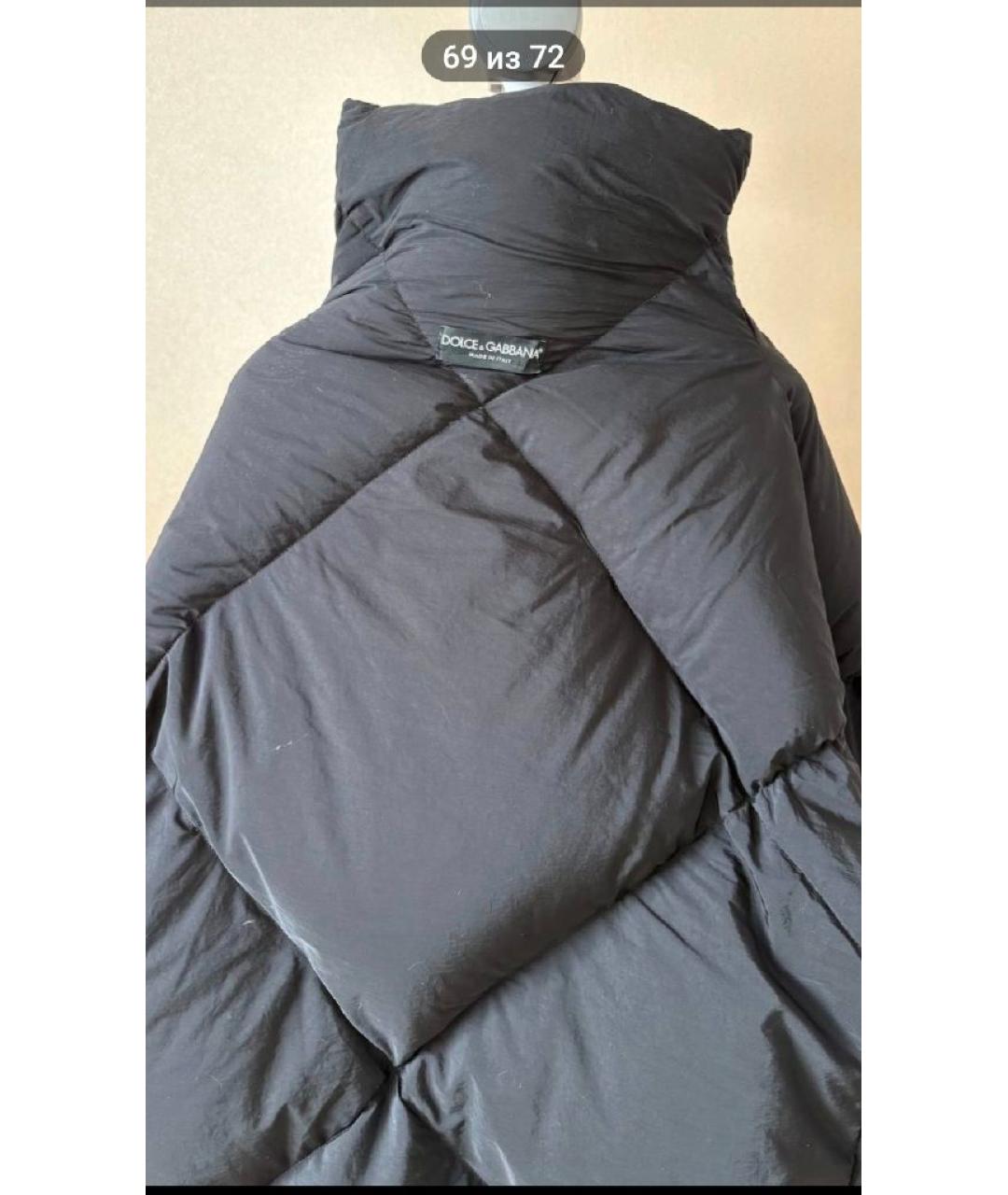 DOLCE&GABBANA Мульти полиэстеровый пуховик, фото 3