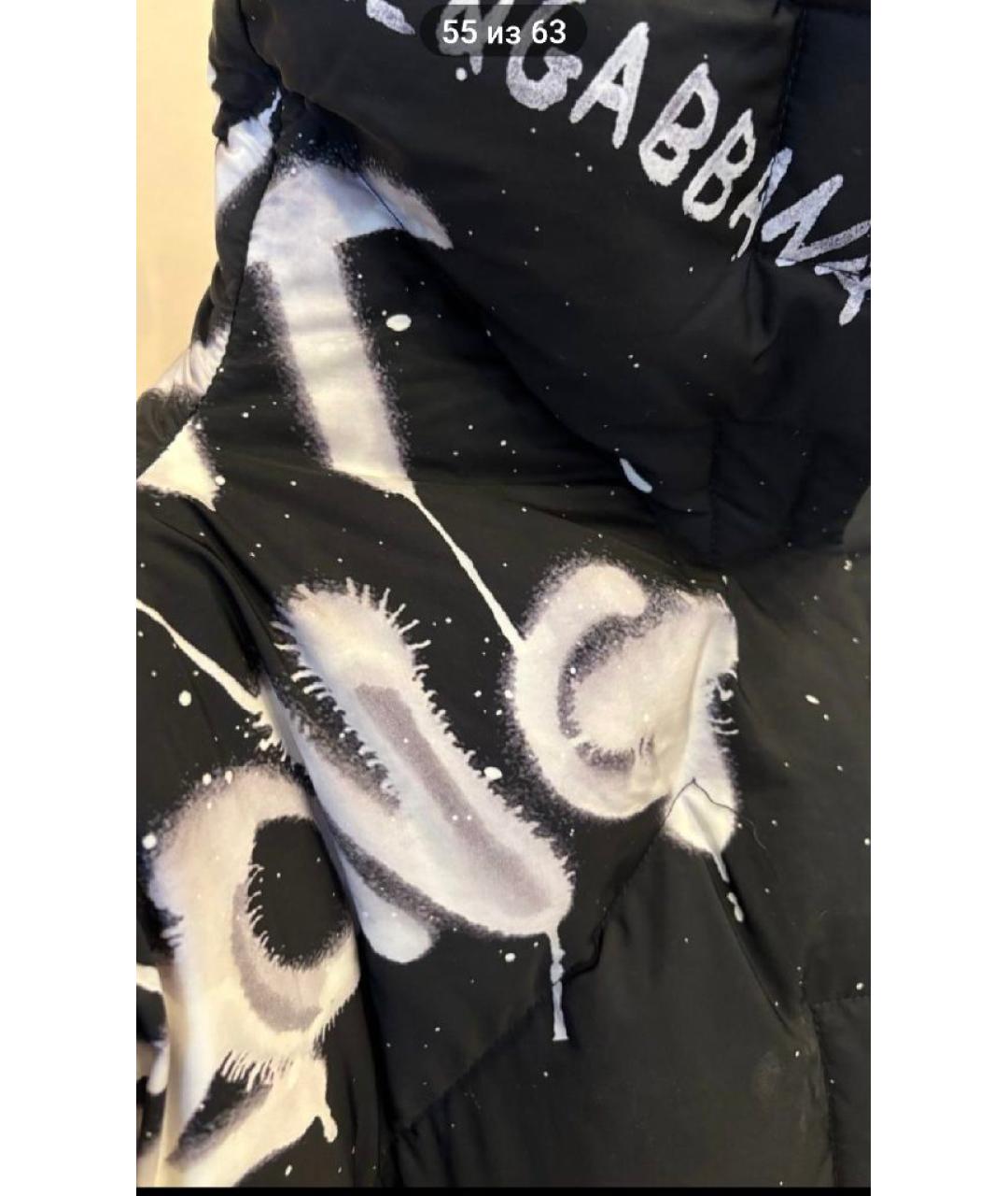 DOLCE&GABBANA Мульти полиэстеровый пуховик, фото 7