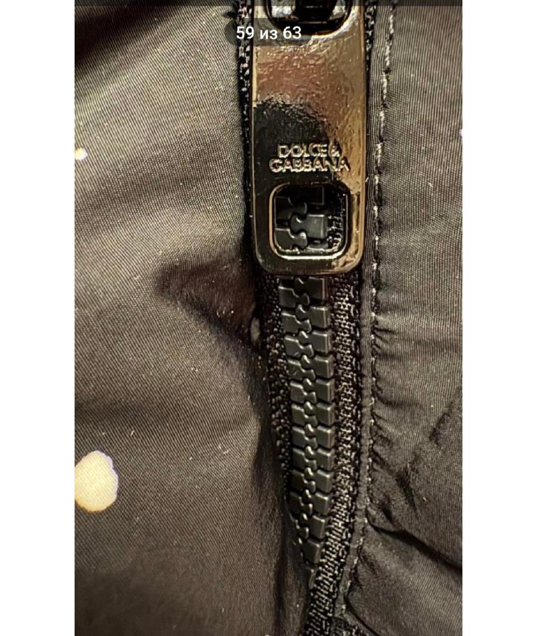 DOLCE&GABBANA Мульти полиэстеровый пуховик, фото 4