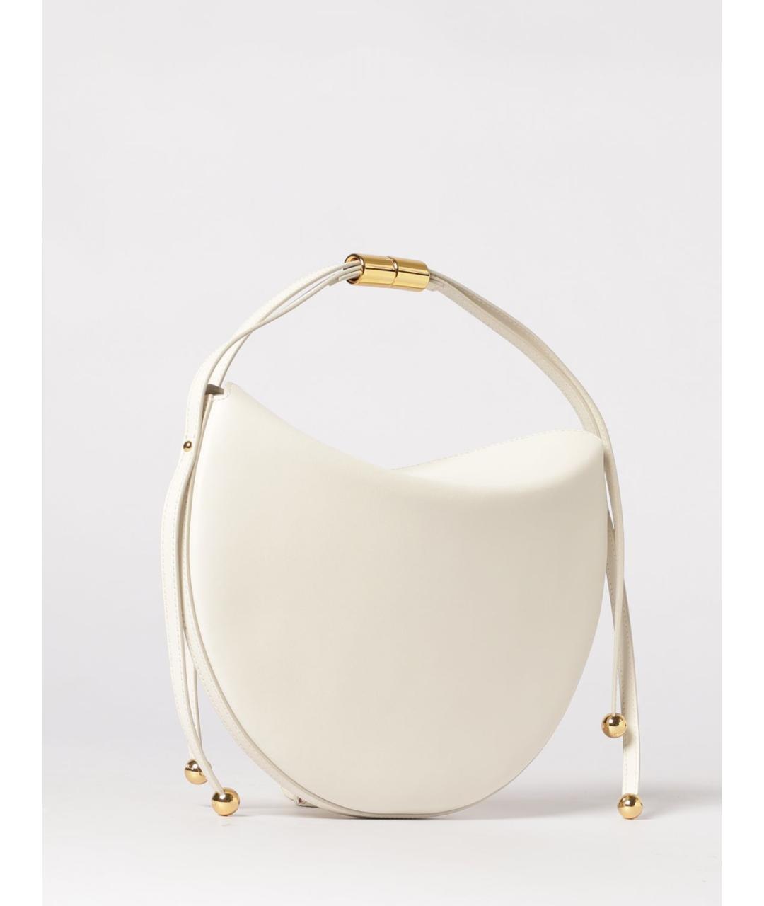 FURLA Бежевая кожаная сумка с короткими ручками, фото 2