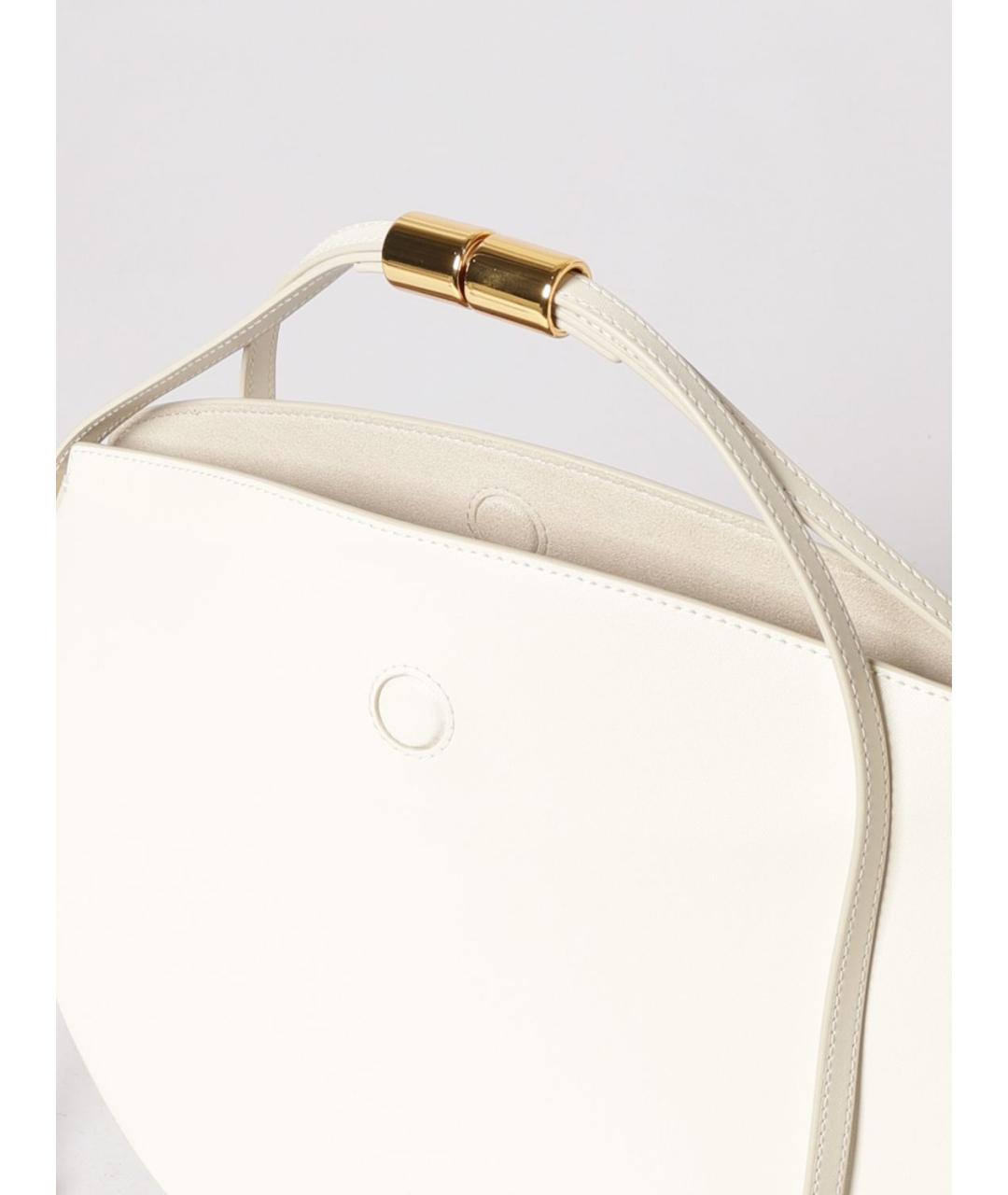 FURLA Бежевая кожаная сумка с короткими ручками, фото 3