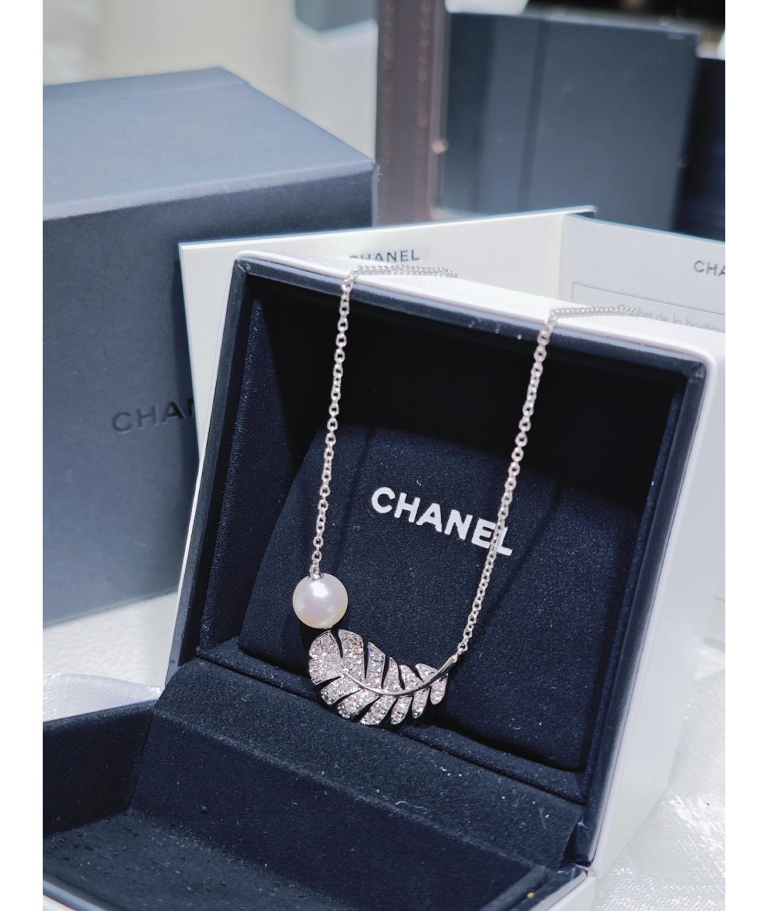 CHANEL Серебряная подвеска из белого золота, фото 6