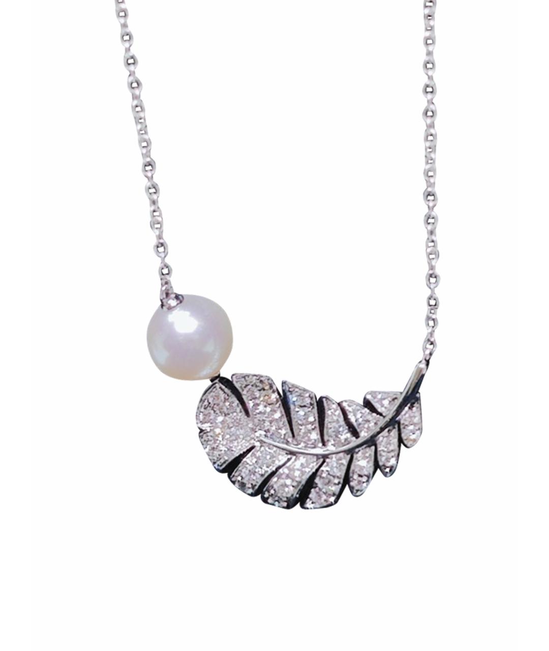 CHANEL Серебряная подвеска из белого золота, фото 1