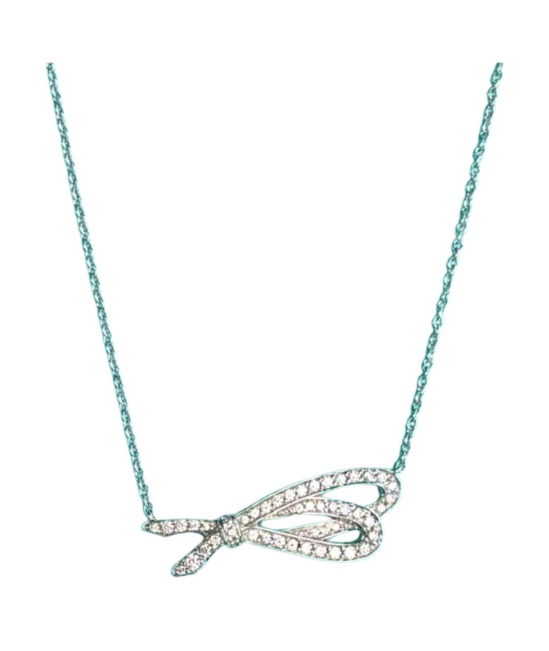 TIFFANY&CO Серебряное колье из белого золота, фото 1