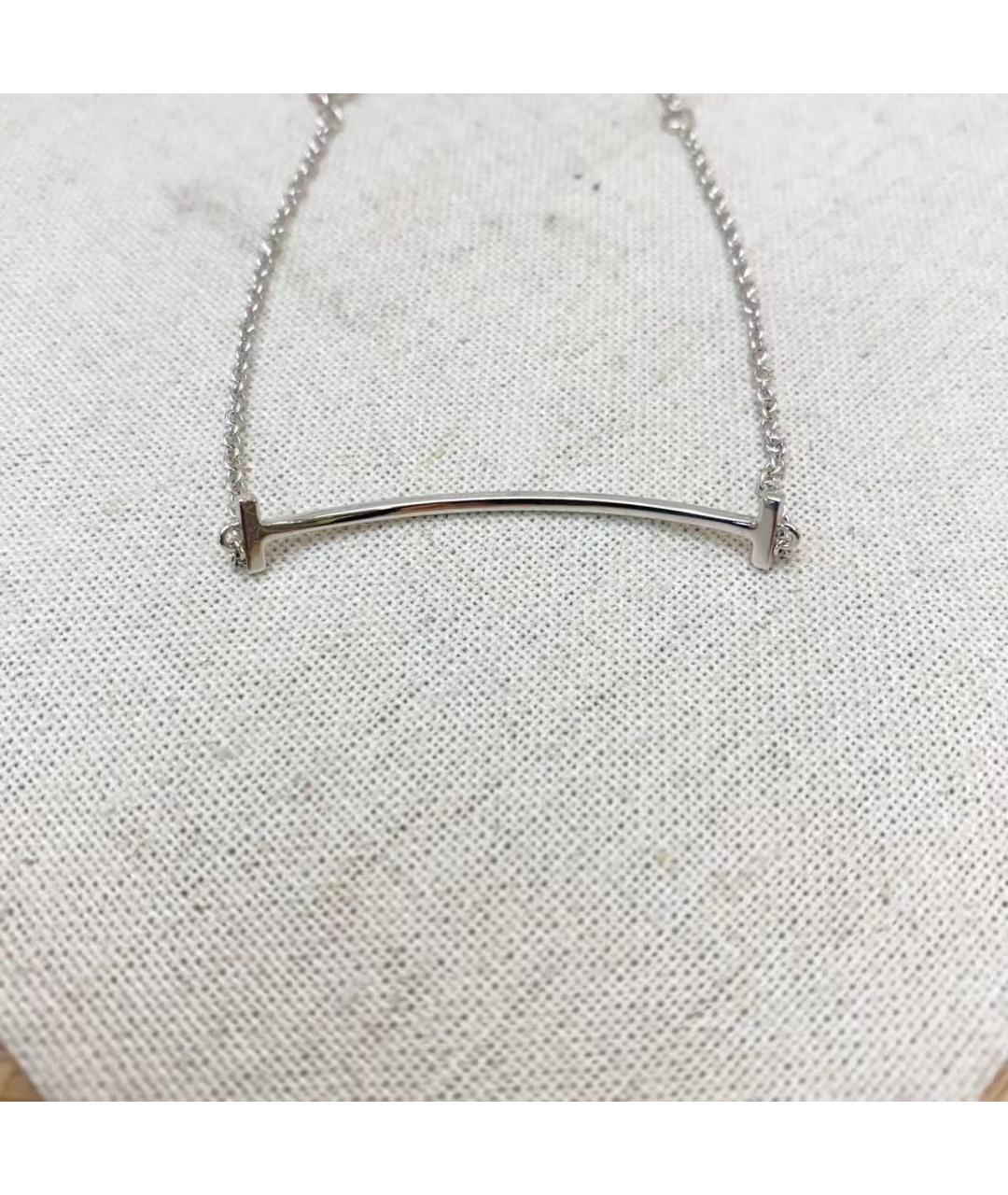 TIFFANY&CO Серебрянный браслет из белого золота, фото 6