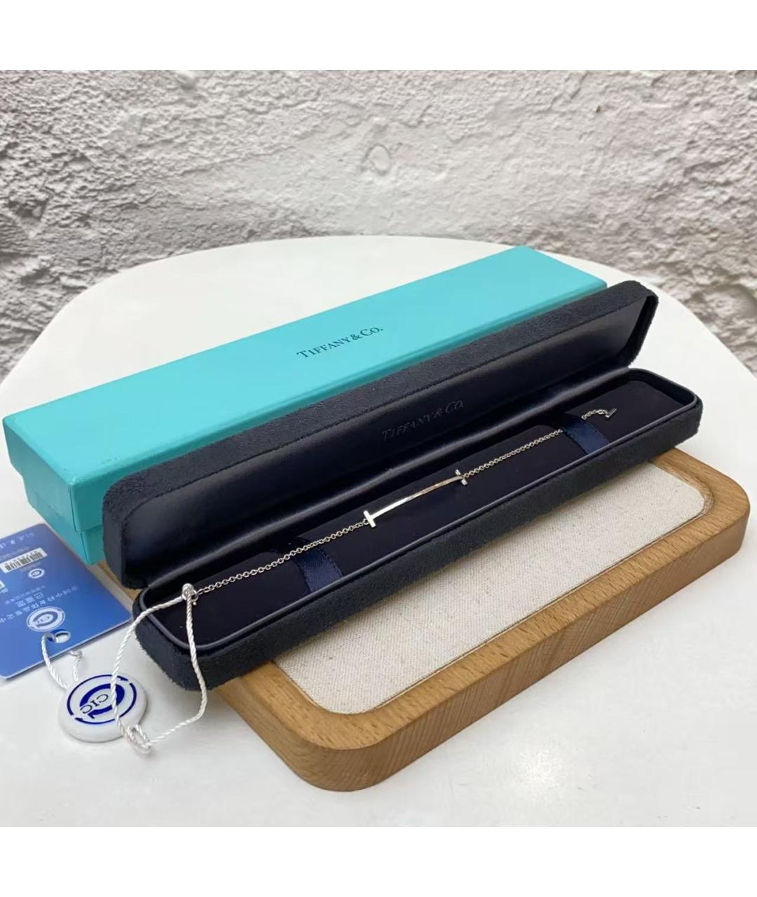 TIFFANY&CO Серебрянный браслет из белого золота, фото 3