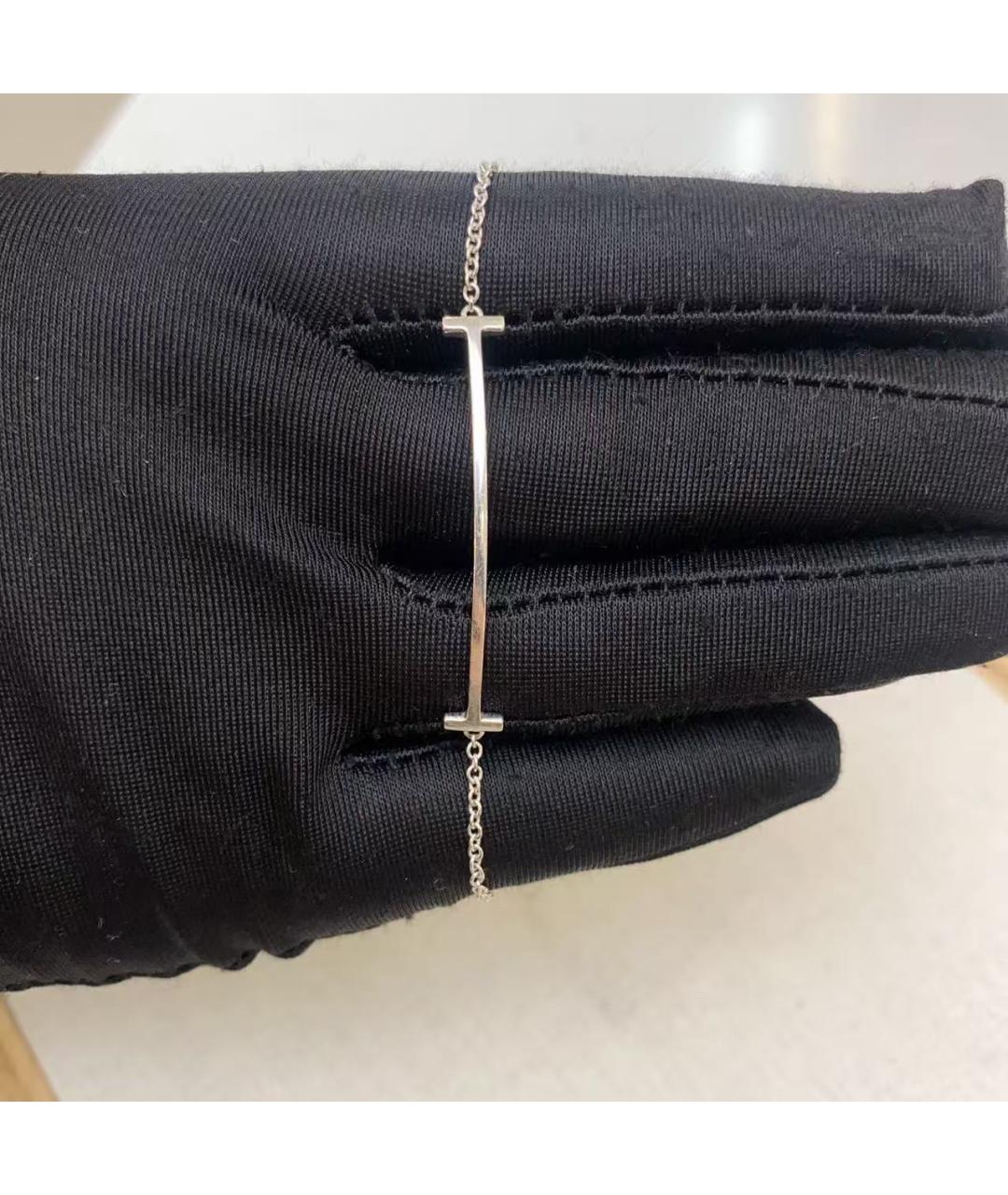 TIFFANY&CO Серебрянный браслет из белого золота, фото 4