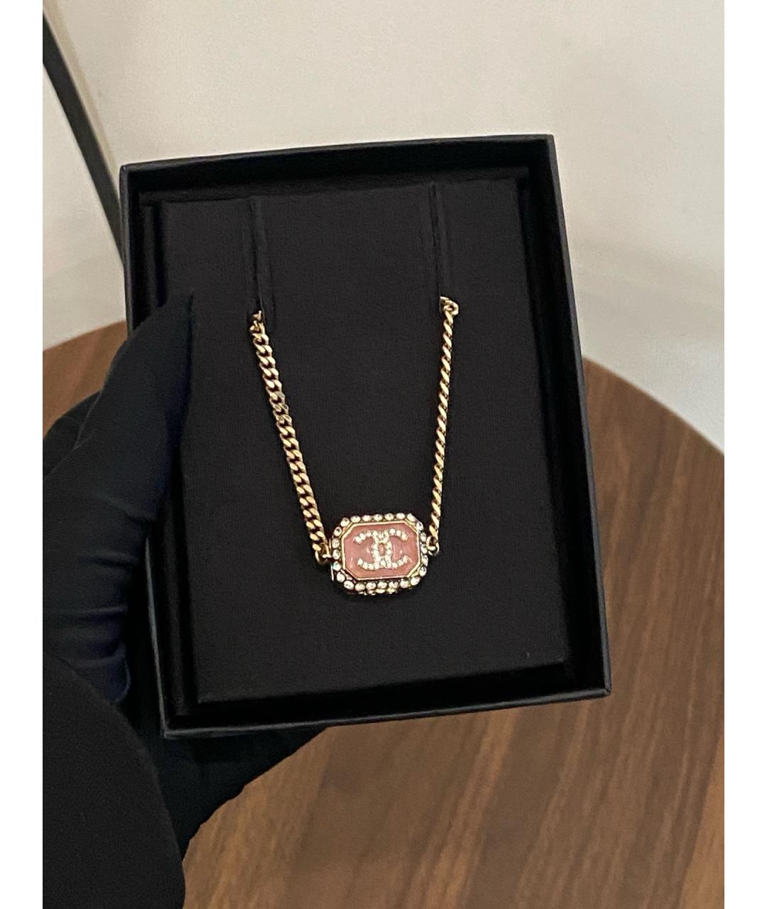 CHANEL Розовое колье, фото 4