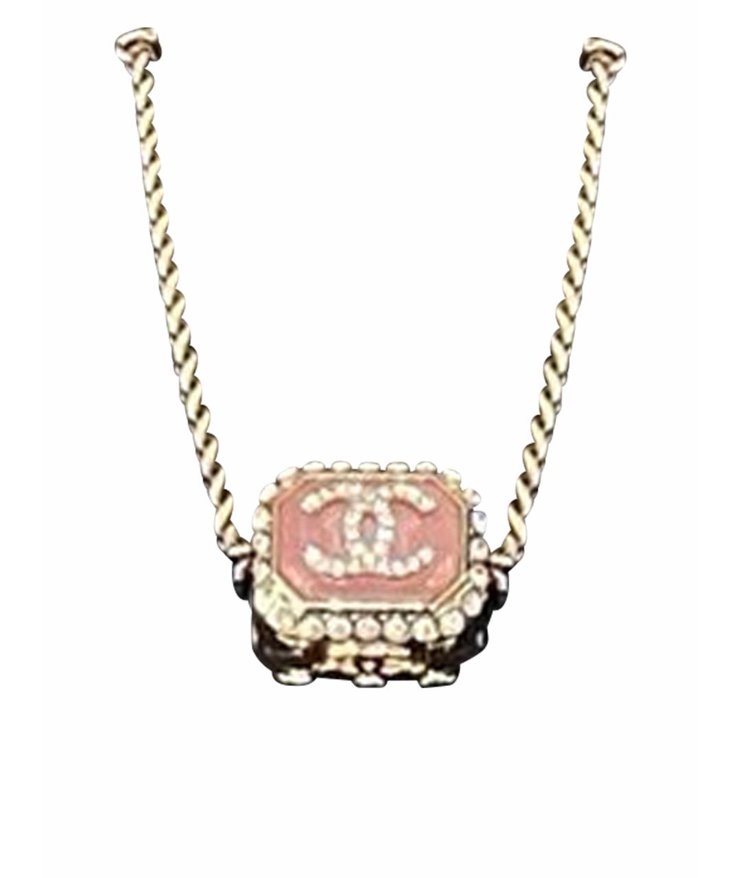 CHANEL Розовое колье, фото 1