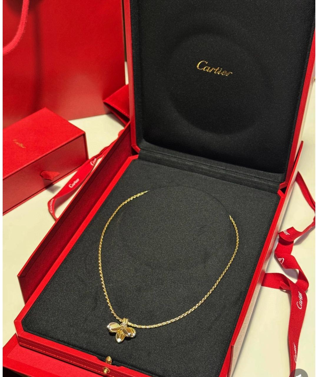 CARTIER Золотое колье из розового золота, фото 3