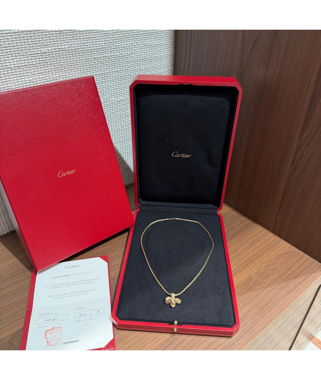 CARTIER Золотое колье из розового золота, фото 2