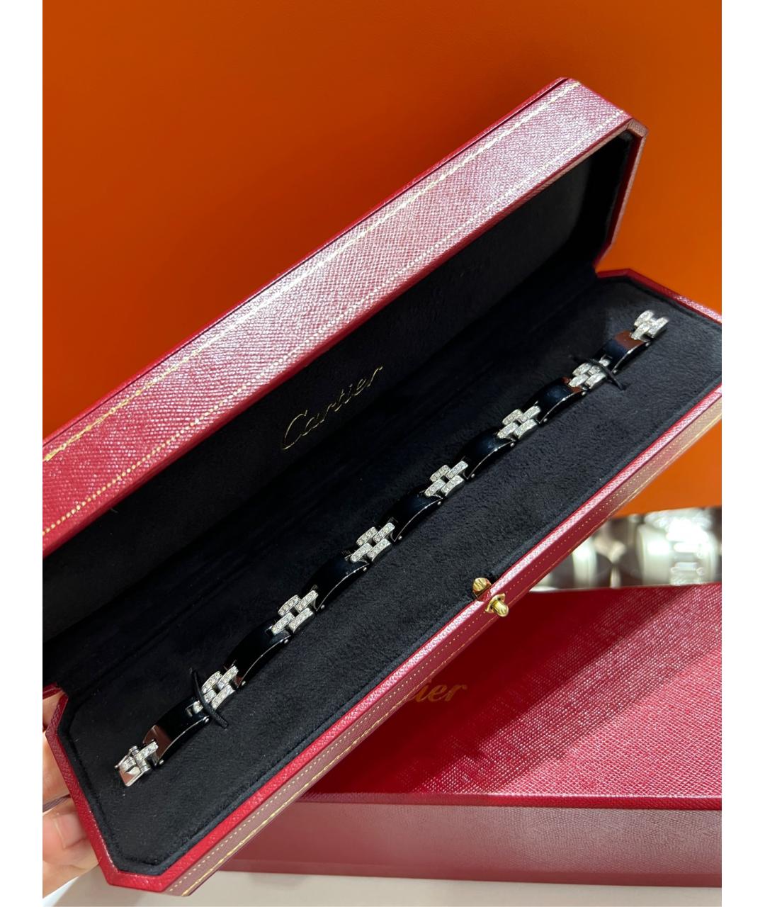 CARTIER Серебрянный браслет из белого золота, фото 2