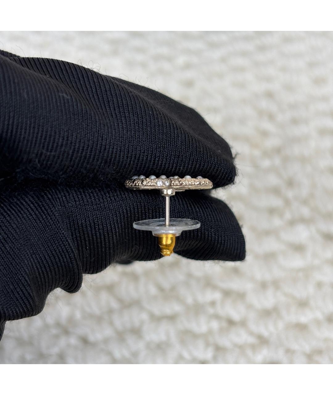 CHANEL Золотые серьги, фото 7