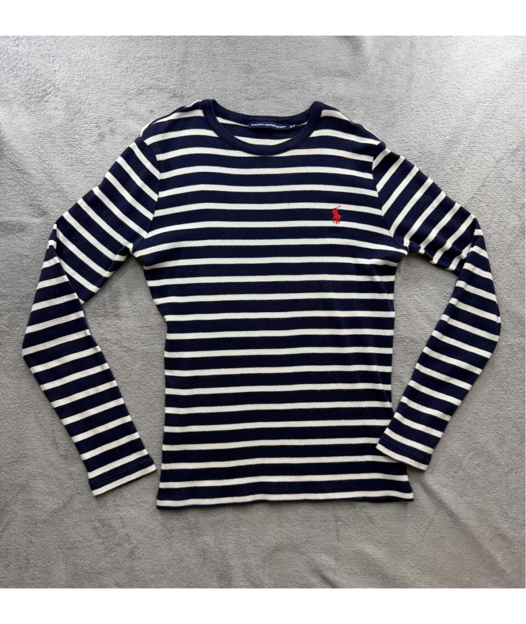 POLO RALPH LAUREN Синий хлопковый джемпер / свитер, фото 7