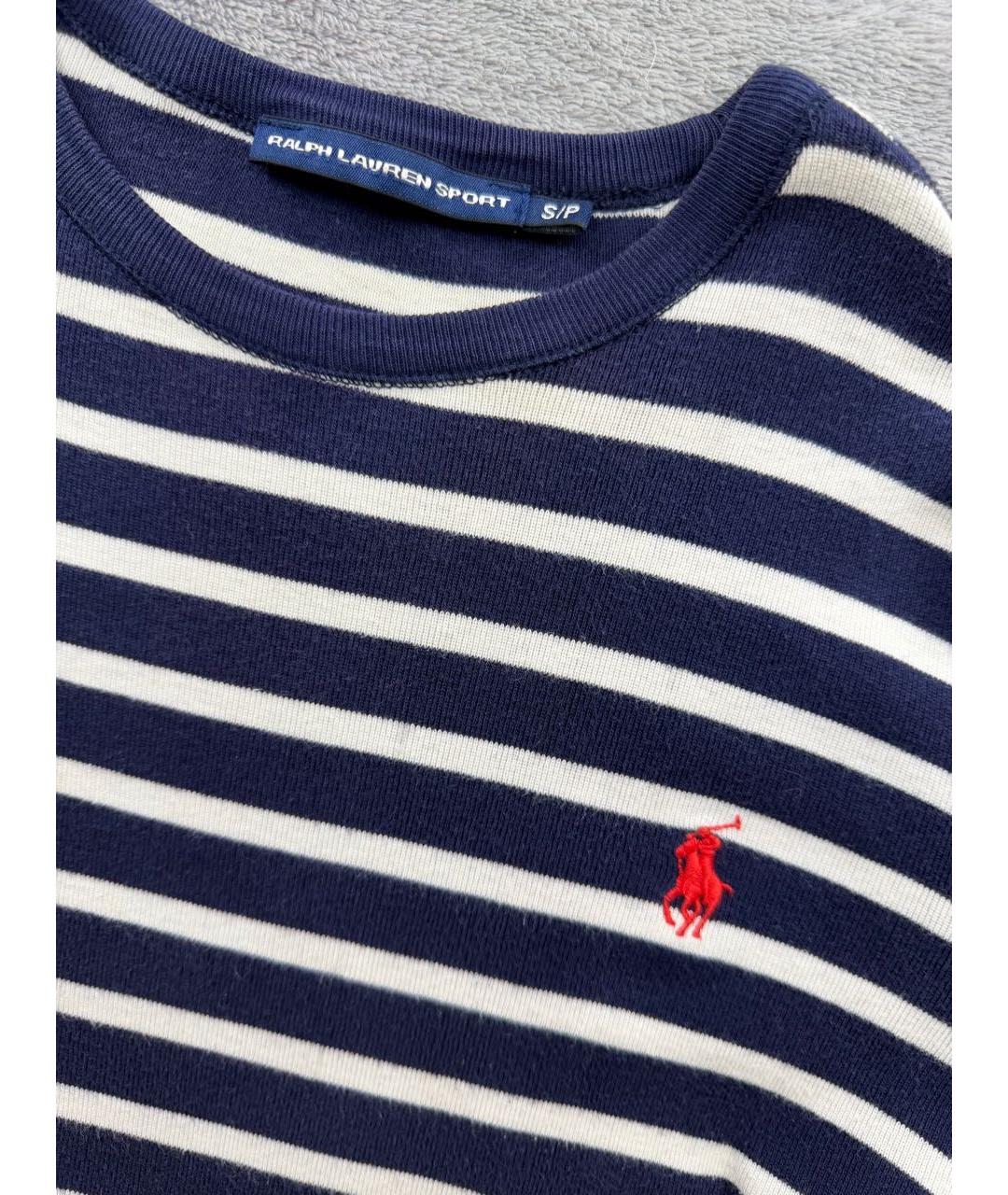 POLO RALPH LAUREN Синий хлопковый джемпер / свитер, фото 2