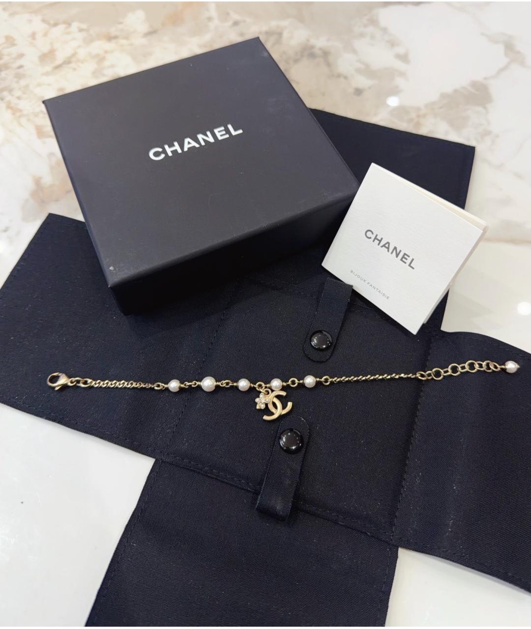 CHANEL Золотой браслет, фото 6