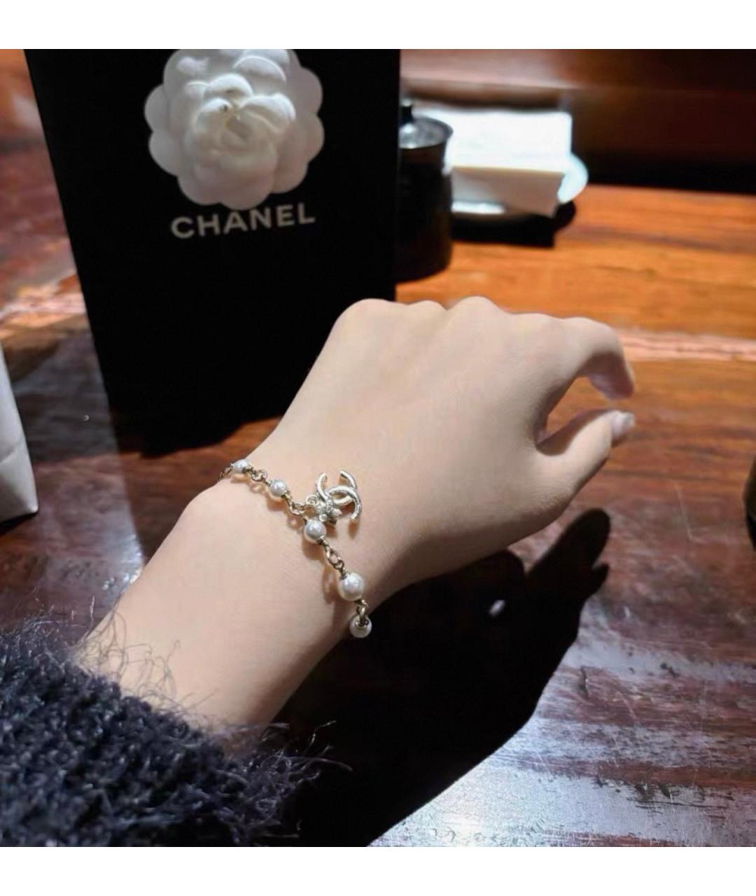 CHANEL Золотой браслет, фото 7