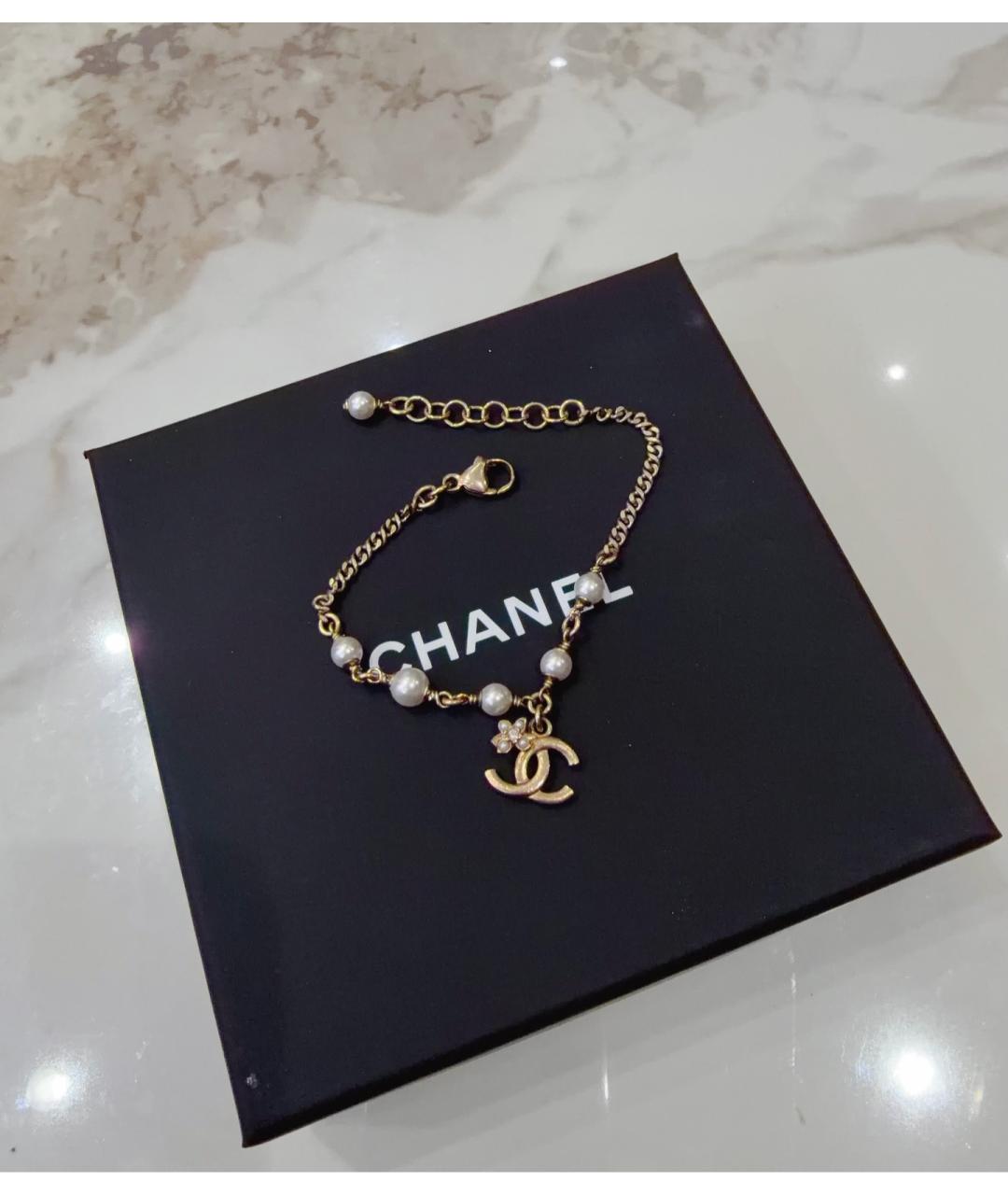 CHANEL Золотой браслет, фото 5